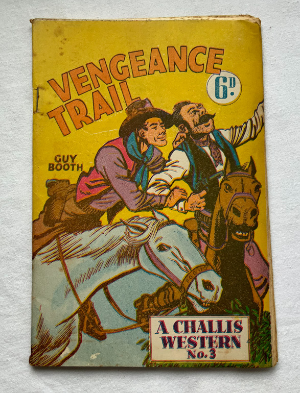 VENGEANCE TRAIL Australian pulp fiction Western book circa 1949